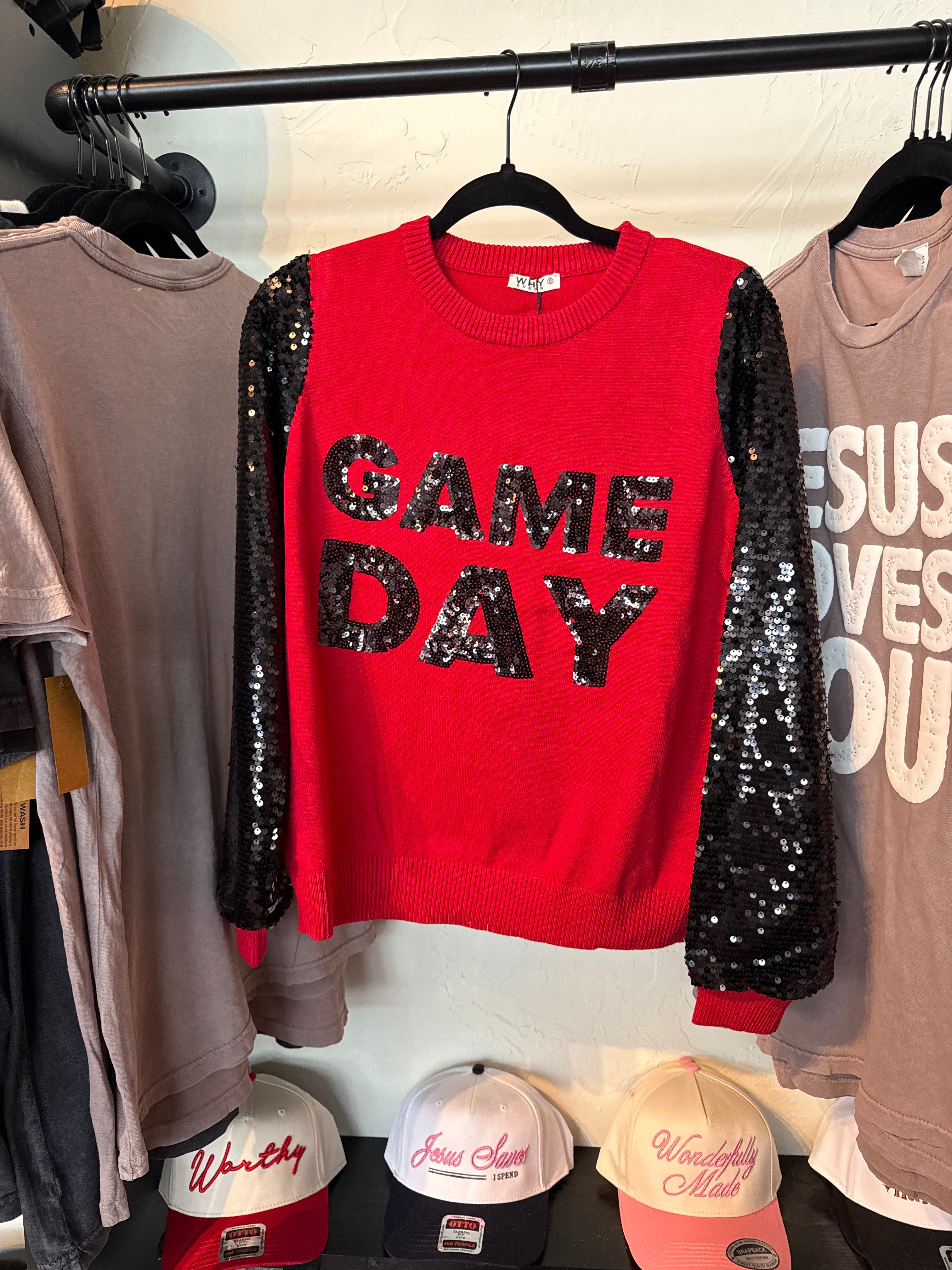 The FNL Sweater - Red and Black