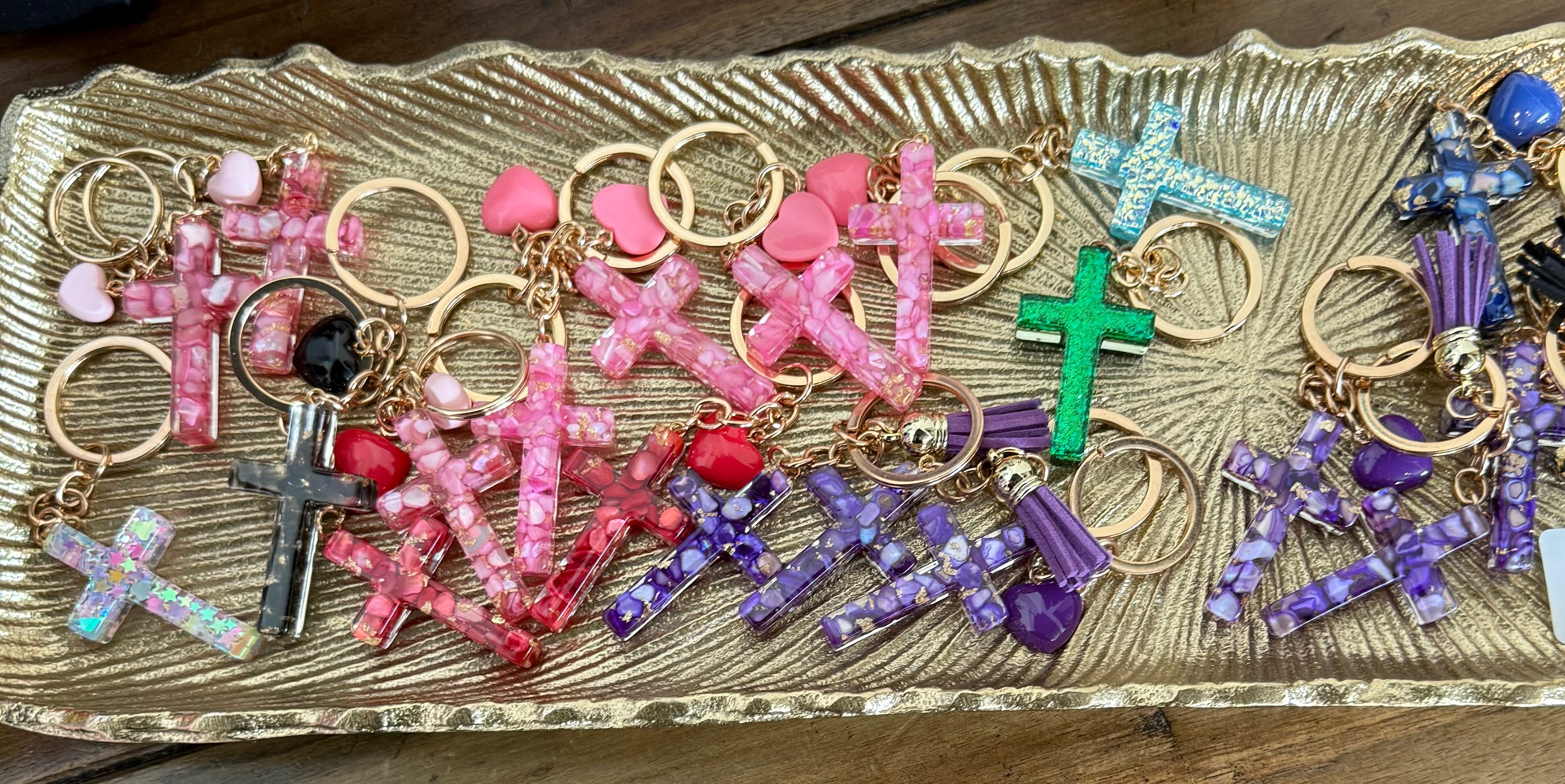 Cross Keychain