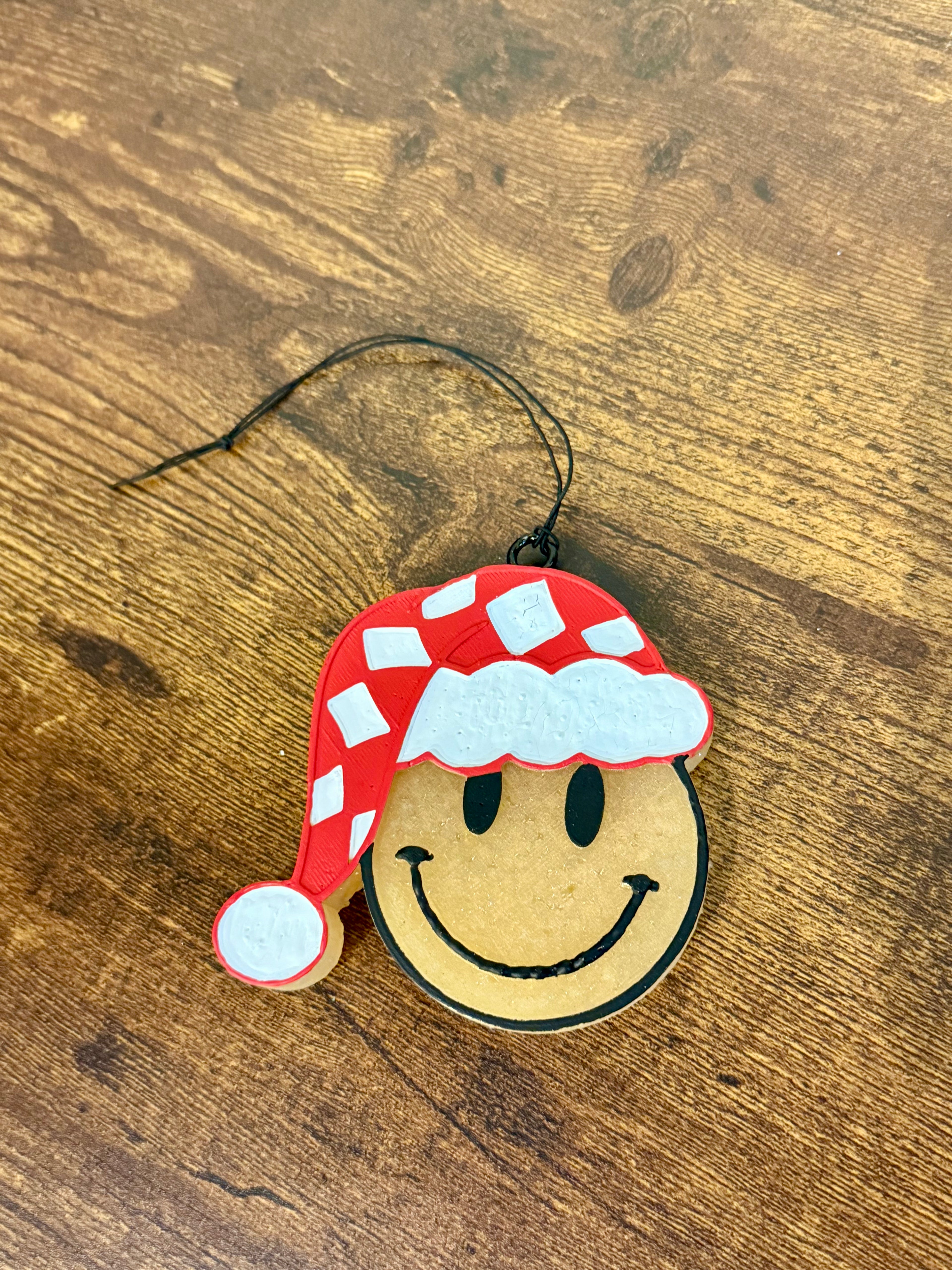 Freshie- Santa Hat Smiley