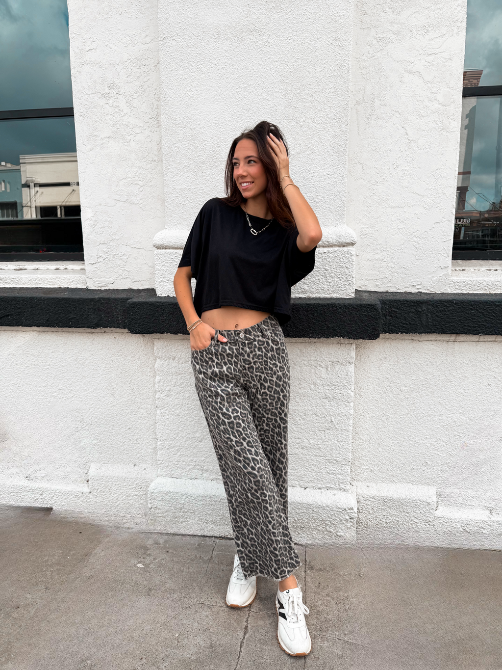 The Billie Cheetah Jeans