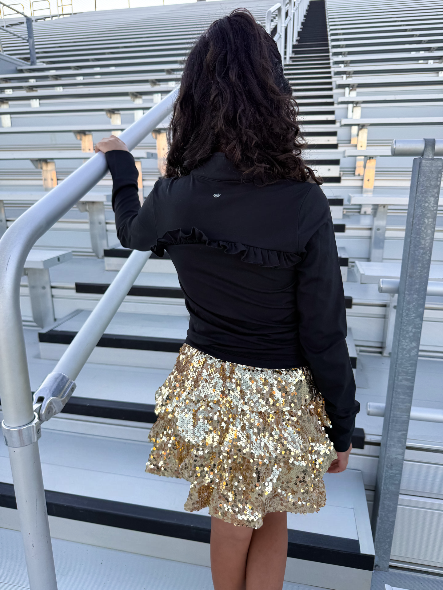 The Playtime Black Zip Up