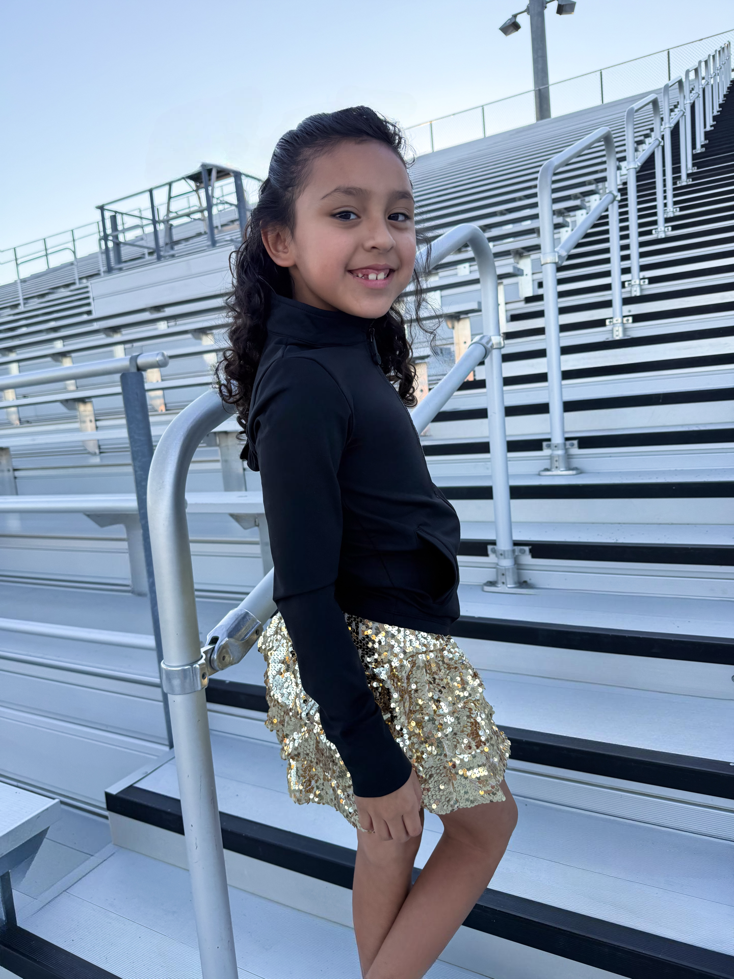 The Playtime Black Zip Up