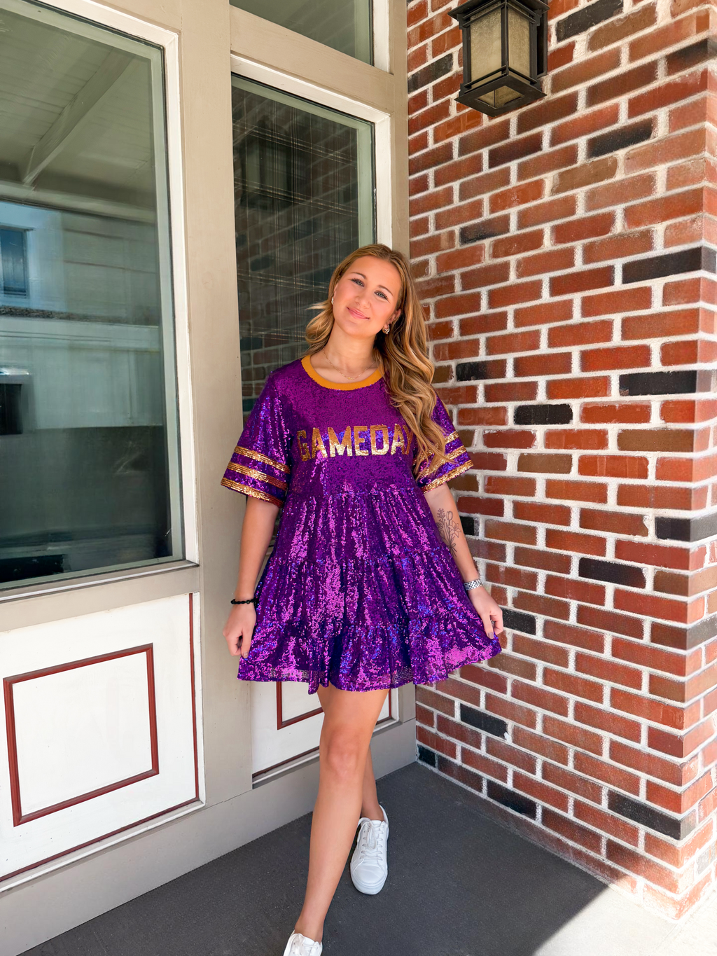The Gamestopper Purple Dress