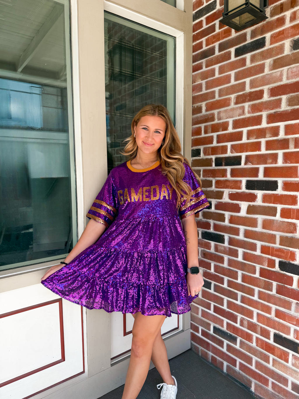 The Gamestopper Purple Dress