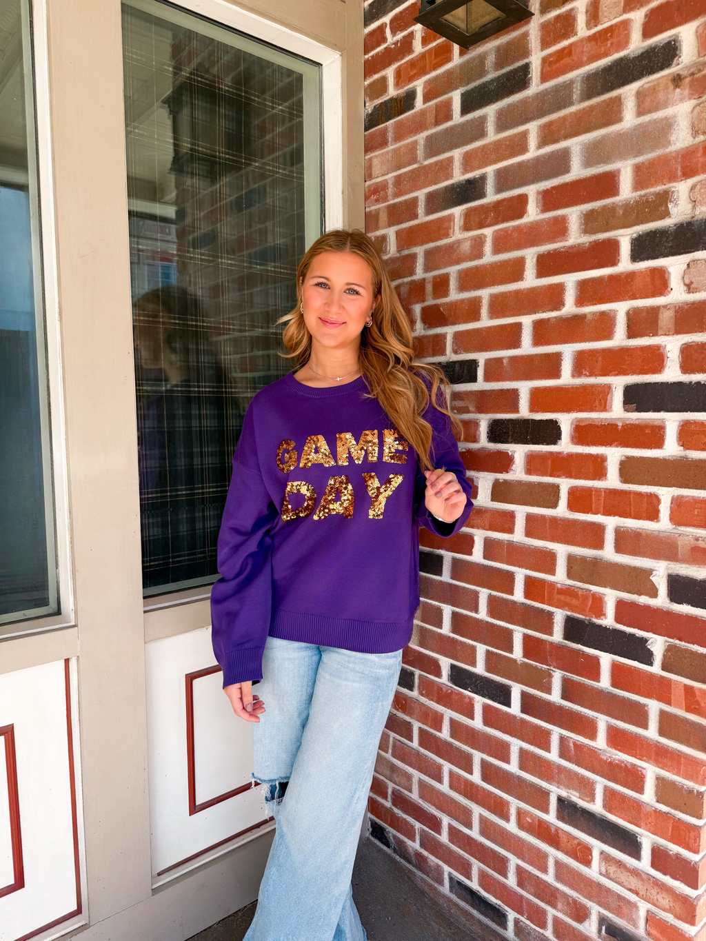 The Bonnie Purple Sweater