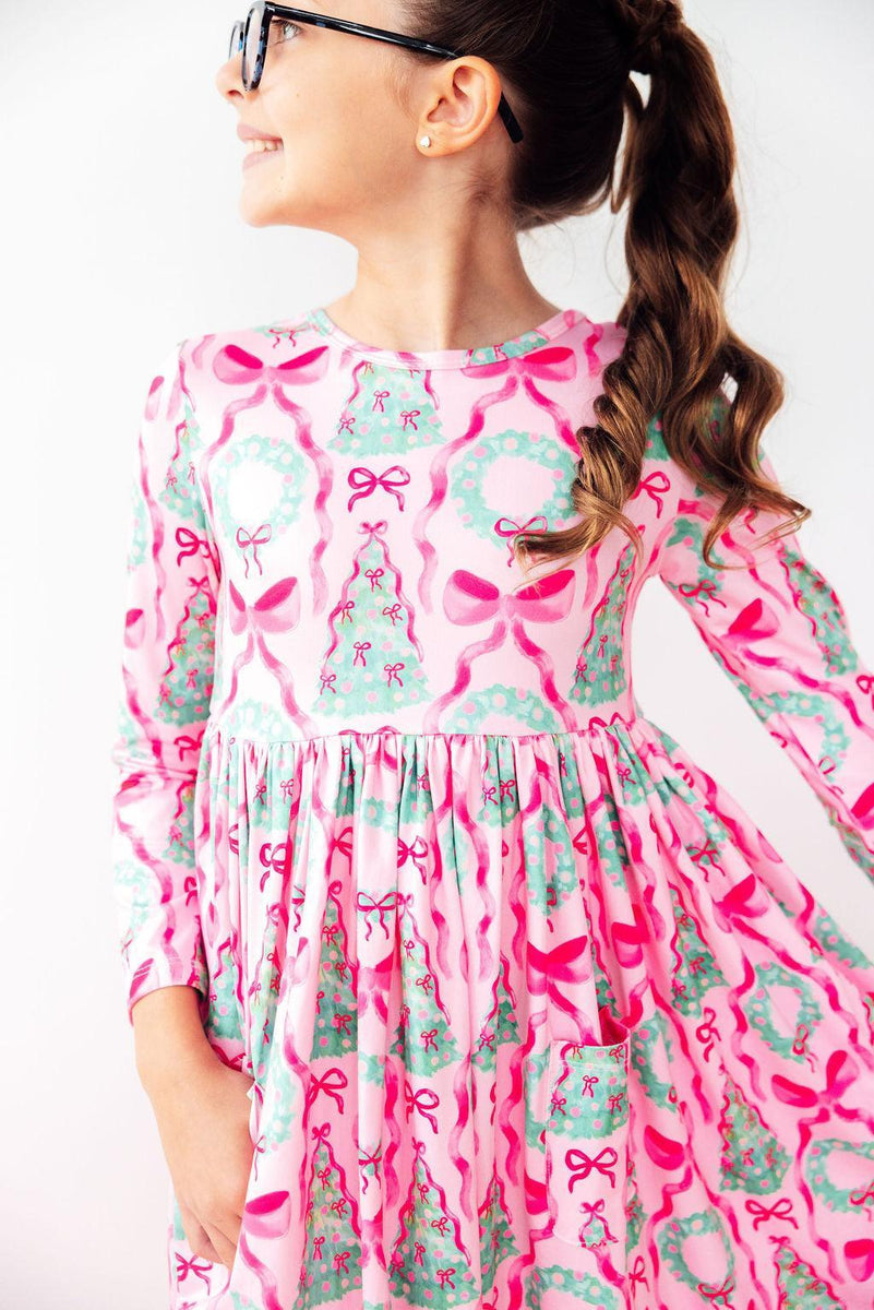 Jingle Bows L/S Dress